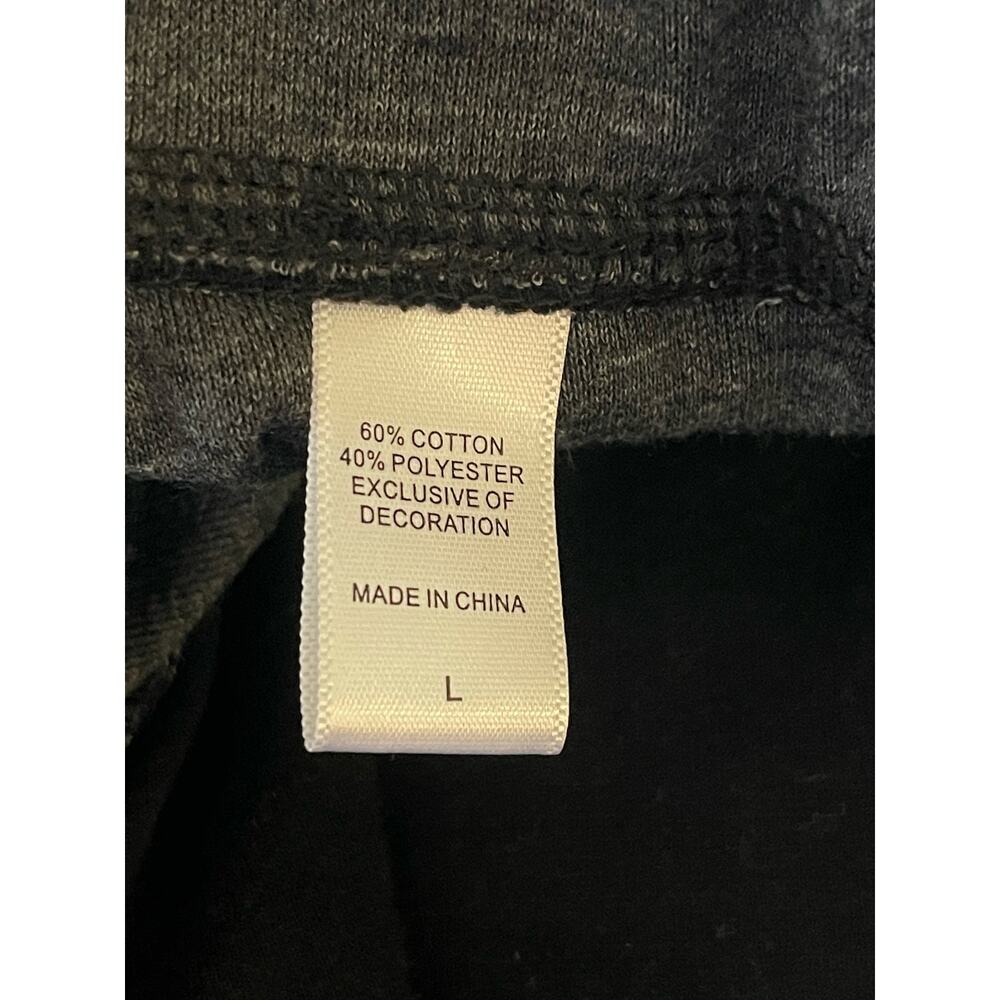 Cuddl Duds Women's Double Knit Black and Gray Jogger Pants Size Large NWOT59 - Picture 8 of 9